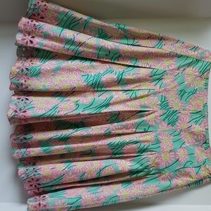 Lily Pulitzer Pleated Skirt-Size 10